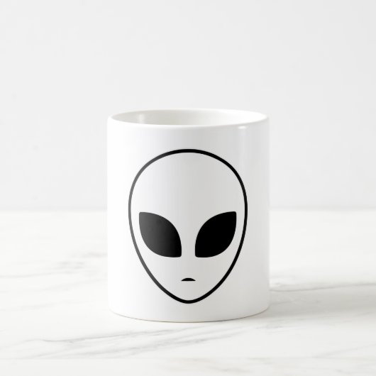 Alien Head UFO Aliens Space Area 51 Gift Idee Koffiemok (Center)