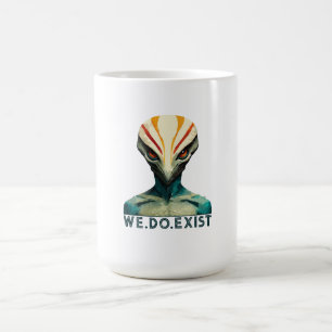 Alien Head - we bestaan Koffiemok