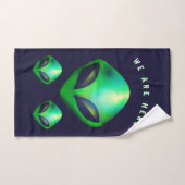 Alien Heads "We zijn hier"  Bad Handdoek (Handdoek)