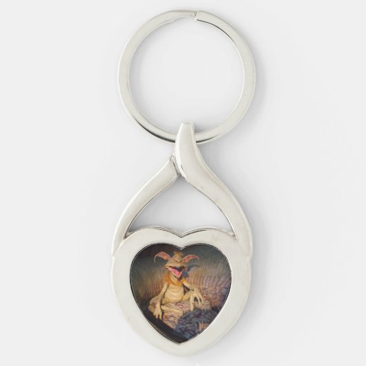 Alien Heart Keychain (Voorkant)