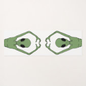 Alien Heart Pose Yogamat (Achterkant (horizontaal))