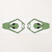 Alien Heart Pose Yogamat (Voorkant (horizontaal))