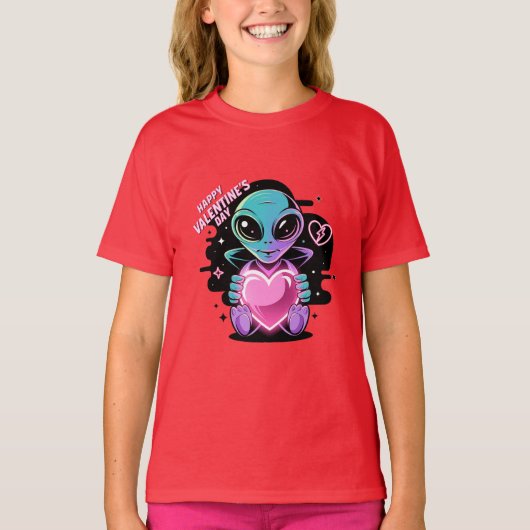 Alien Hearts T-shirt (Voorkant)
