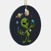 Alien heeft leven gevonden keramisch ornament (Rechts)