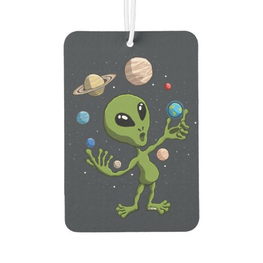 Alien heeft leven gevonden luchtverfrisser (Achterkant)