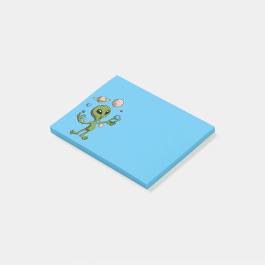 Alien heeft leven gevonden post-it® notes (Schuin)