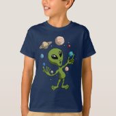 Alien heeft leven gevonden t-shirt (Voorkant)