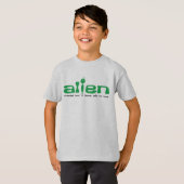 Alien (hier gestrand totdat Heaven me thuis noemt) T-shirt (Voorkant volledig)