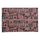 Alien Hieroglyphs Kussensloop (Voorkant-Rechts)