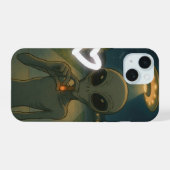 Alien Hoesje-Mate iPhone Case iPhone 15 Case (Achterkant horizontaal)
