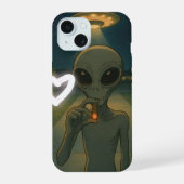 Alien Hoesje-Mate iPhone Case iPhone 15 Case (Achterkant)