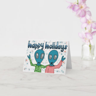 Alien Holiday Kaart