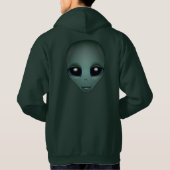 Alien Hoodie Jacket Mannen Cute Alien Hoodie (Achterkant)