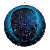 Alien-hoofd in de ruimte dartbord (Voorkant)