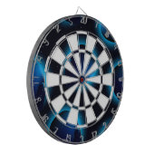 Alien-hoofd in de ruimte dartbord (Voorkant Links)