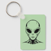 Alien Hoofd Sleutelhanger (Voorkant)