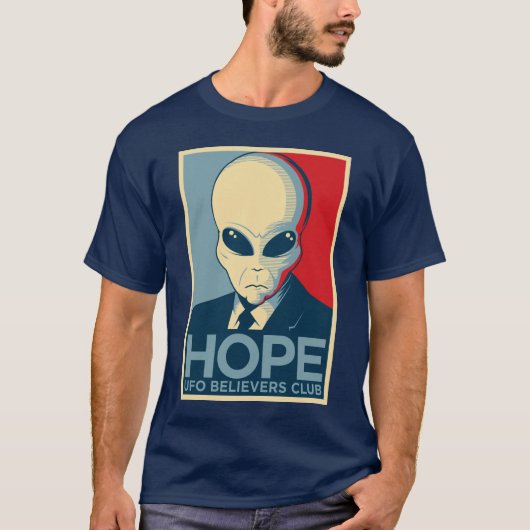 Alien Hope - UFO BELIEVERS CLUB T-shirt (Voorkant)