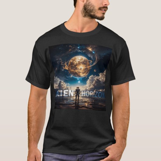 Alien Horizon - Cosmic Astronaut T-shirt (Voorkant)