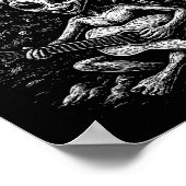 Alien houdt van kerst poster (Hoek)