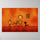 Alien Houseechtgenote Poster (Voorkant)