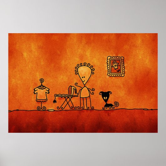 Alien Houseechtgenote Poster (Voorkant)