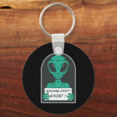 Alien Humans Dont Exist  Sleutelhanger (Voorkant)