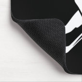 Alien Ice Hockey Player Cool Cartoon Muismat (Hoek)