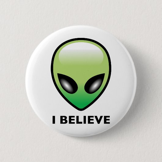 Alien: Ik geloof Ronde Button 5,7 Cm (Voorkant)