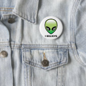 Alien: Ik geloof Ronde Button 5,7 Cm (In situ)