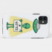 Alien - Ik heb gestemd Case-Mate iPhone Case (Achterkant (horizontaal))