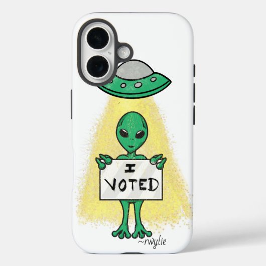Alien - Ik Stemde Case-Mate iPhone Case (Achterkant)