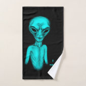 Alien, ik wil geloven bad handdoek (Handdoek)