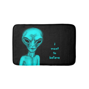 Alien, ik wil geloven badmat