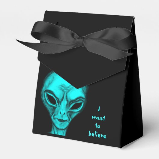 Alien, ik wil geloven bedankdoosjes (Voorkant Zijde)