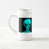 Alien, ik wil geloven bierpul (Links)