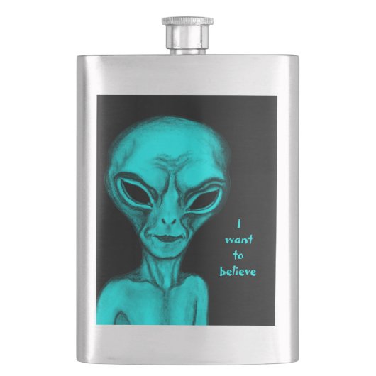 Alien, ik wil geloven flacon (Voorkant)