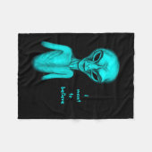 Alien, ik wil geloven fleece deken (Voorkant (Horizontaal))