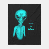 Alien, ik wil geloven fleece deken (Voorkant)