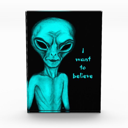 Alien, ik wil geloven fotoblokken (Voorkant)