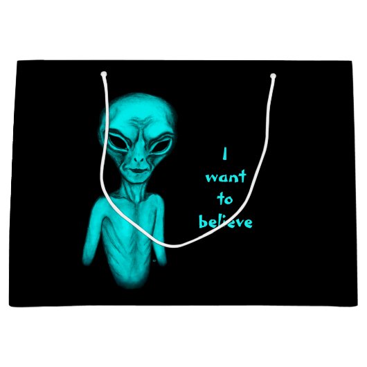Alien, ik wil geloven groot cadeauzakje (Voorkant)