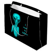 Alien, ik wil geloven groot cadeauzakje (Achterkant Gekanteld)