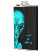 Alien, ik wil geloven heupfles (Links)