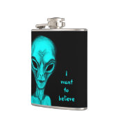 Alien, ik wil geloven heupfles (Links)