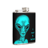 Alien, ik wil geloven heupfles (Rechts)