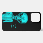 Alien, ik wil geloven iPhone hoesje (Achterkant horizontaal)