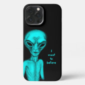 Alien, ik wil geloven iPhone hoesje (Achterkant)
