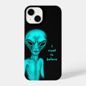 Alien, ik wil geloven iPhone hoesje (Achterkant)