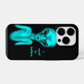 Alien, ik wil geloven iPhone hoesje (Achterkant horizontaal)