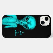 Alien, ik wil geloven iPhone hoesje (Achterkant horizontaal)