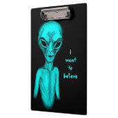 Alien, ik wil geloven klembord (Links)